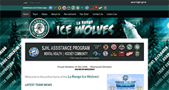 Desktop Screenshot of icewolves.ca