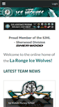 Mobile Screenshot of icewolves.ca